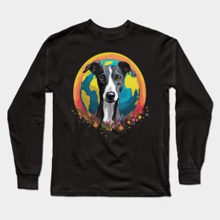 Whippet Earth Day Long Sleeve T-Shirt
